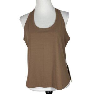 Lululemon Women's NWT Brown Cool RB Short Nulu Athletic Tank Top 18/C42‎